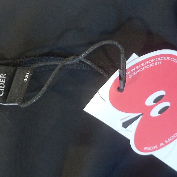 Skorts black with chains 3XL NEW - Picture 3 of 4